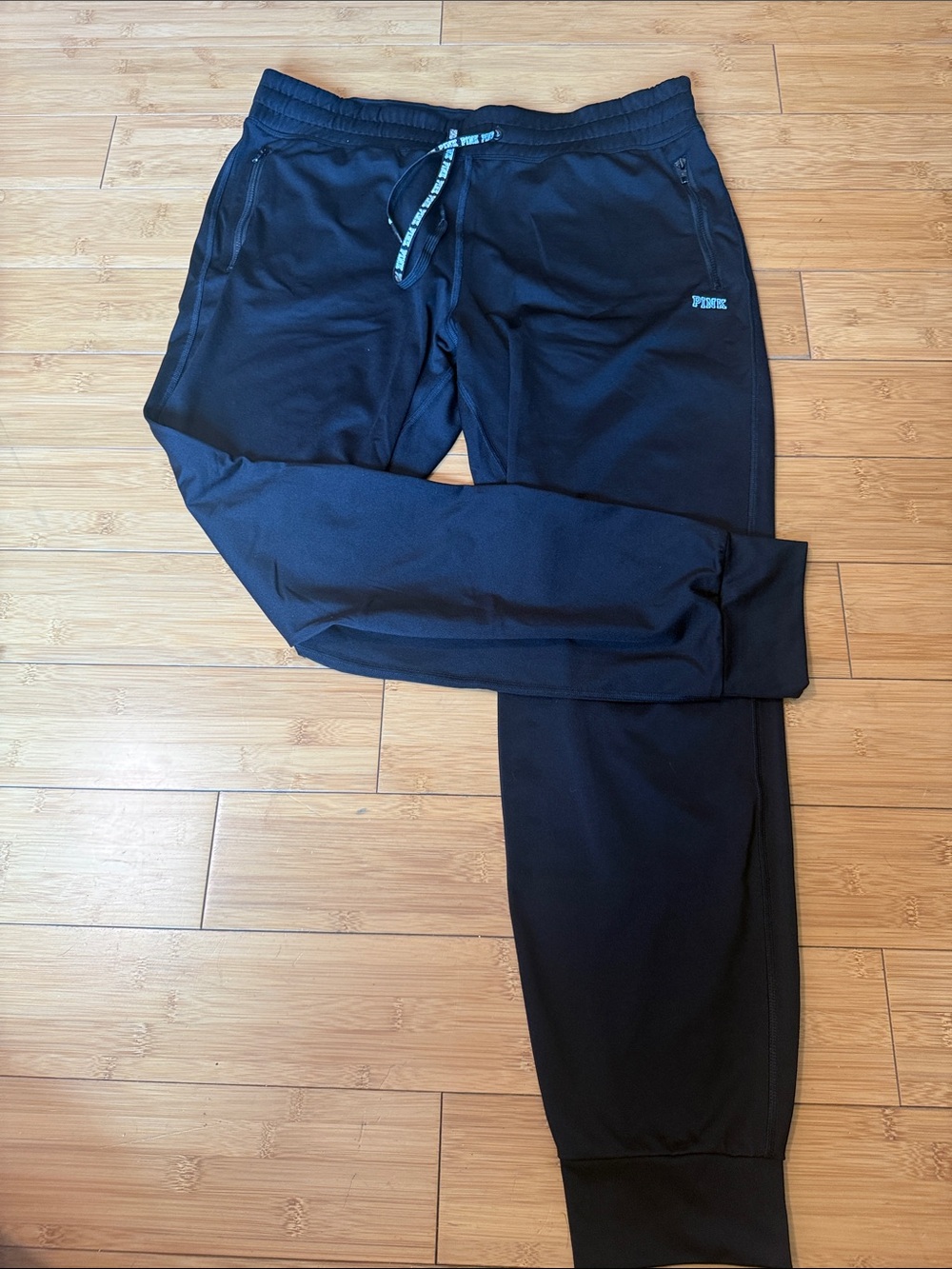 PINK Victoria's Secret Black Jogger Pants